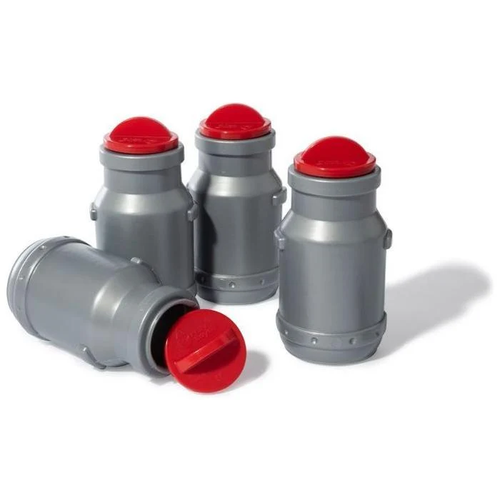 Set 4 Milk Jugs Massey Ferguson Small Tipper – Realistic Playset | X993072009389 AGCO