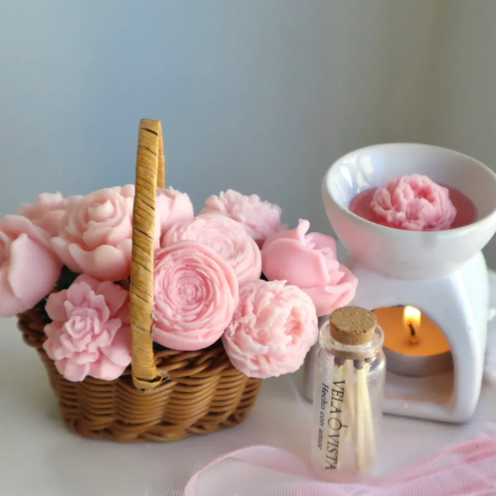 Set “Canasta de flores”