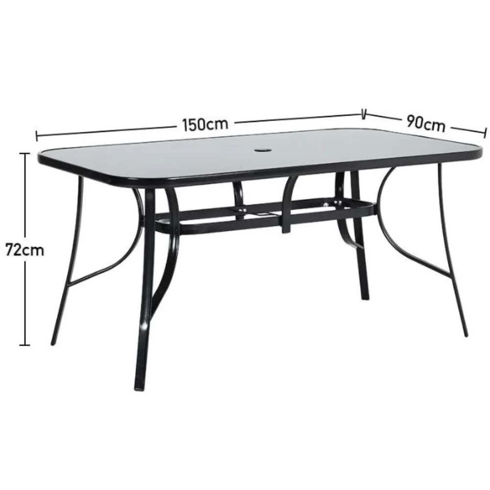 Mesa rectangular - 150x95x72 cm Classic Home