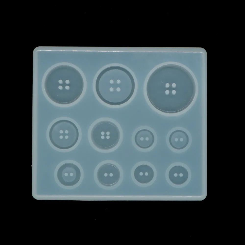 Molde de botón de silicona - 10 28 mm Cosplay Smart