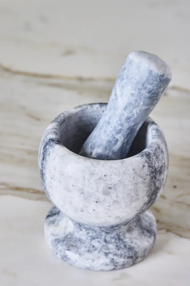 MORTERO DE MARMOL GRAY 15CM