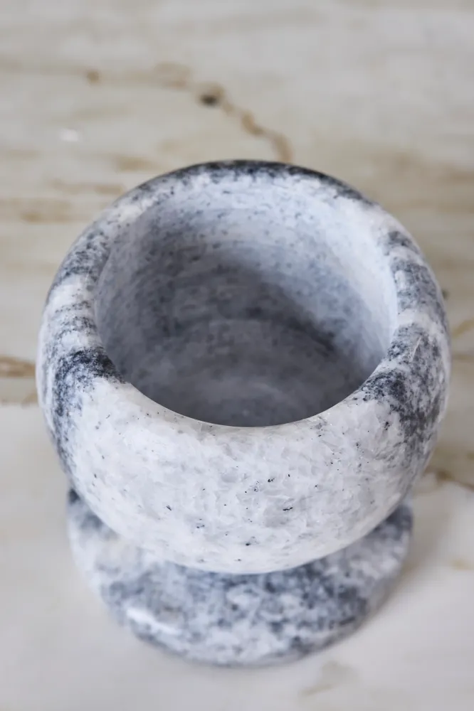 MORTERO DE MARMOL GRAY 15CM