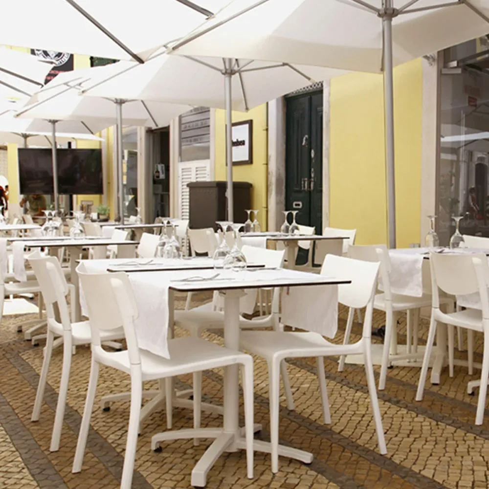 Silla de exterior Bashira - Blanco EZPELETA