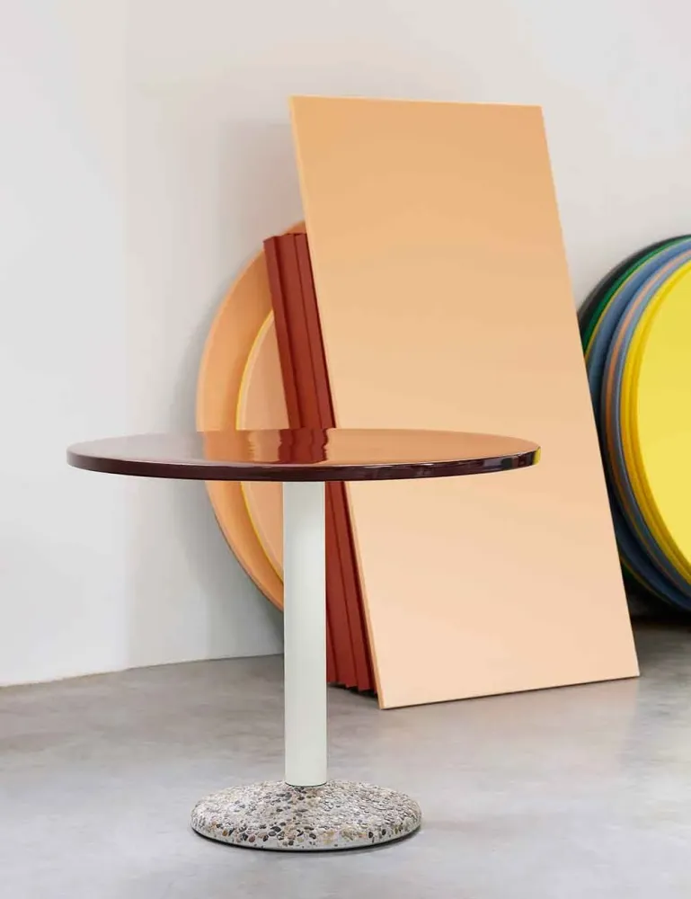 ceramic table ø90 HAY