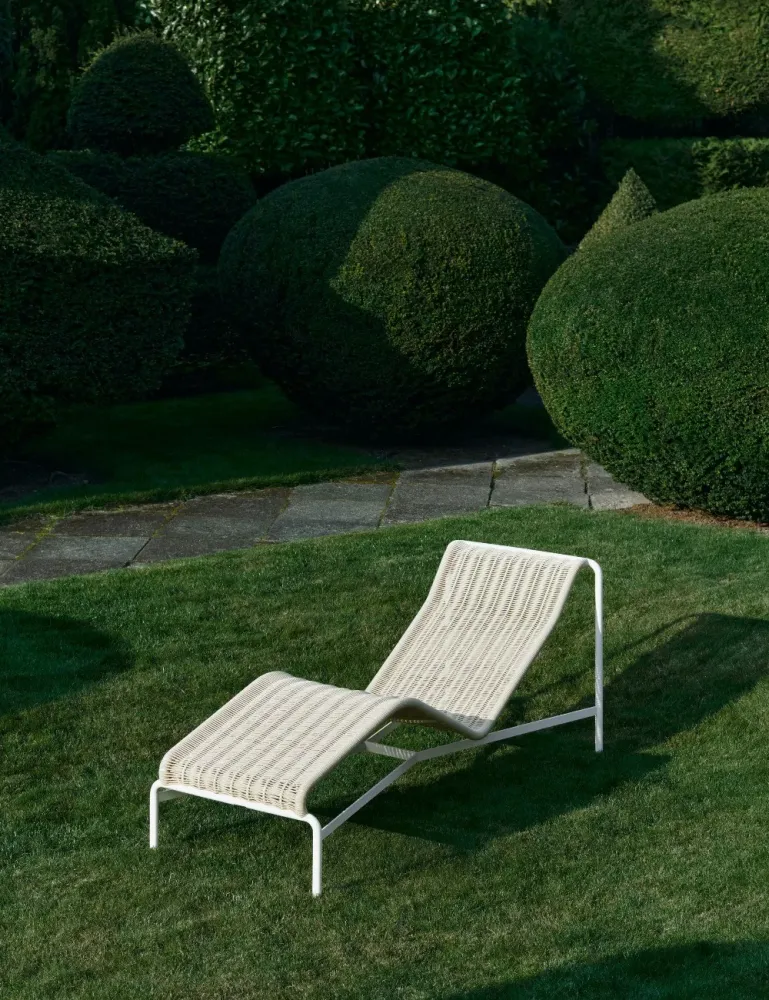 Palissade Cord chaise longue HAY
