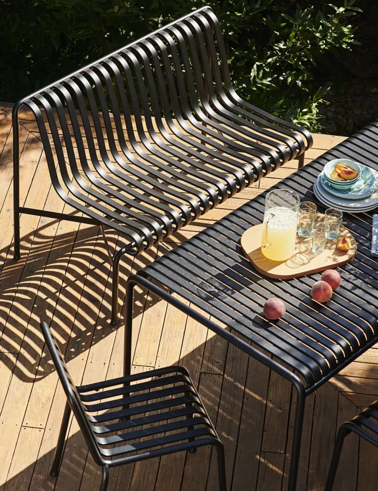 Palissade dining bench HAY