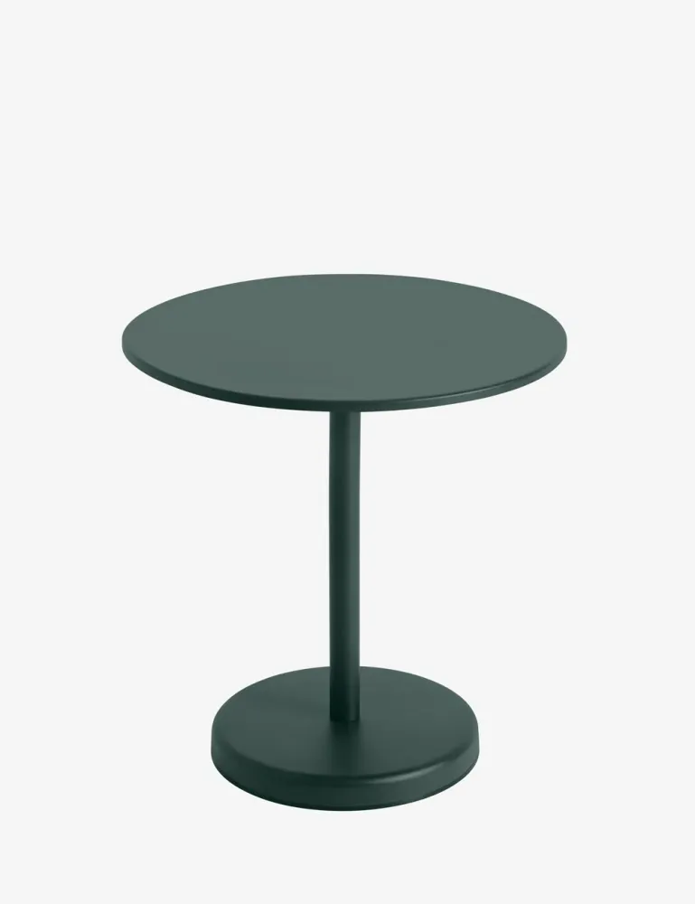 linear steel café table 73 MUUTO