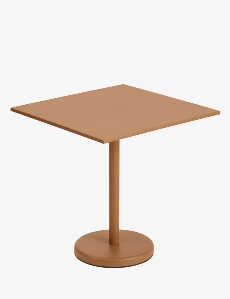 linear steel café table 73 MUUTO