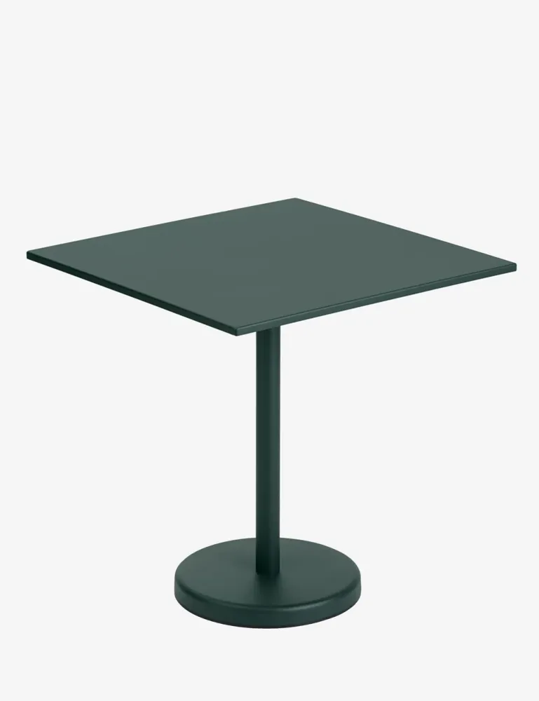 linear steel café table 73 MUUTO