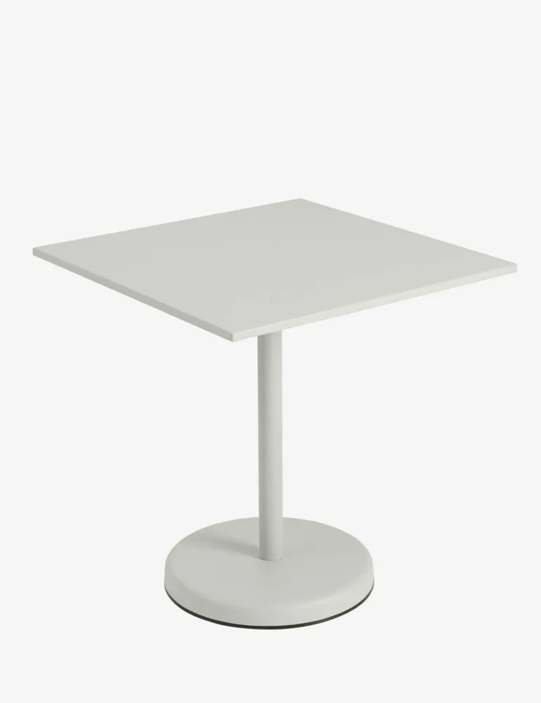 linear steel café table 73 MUUTO