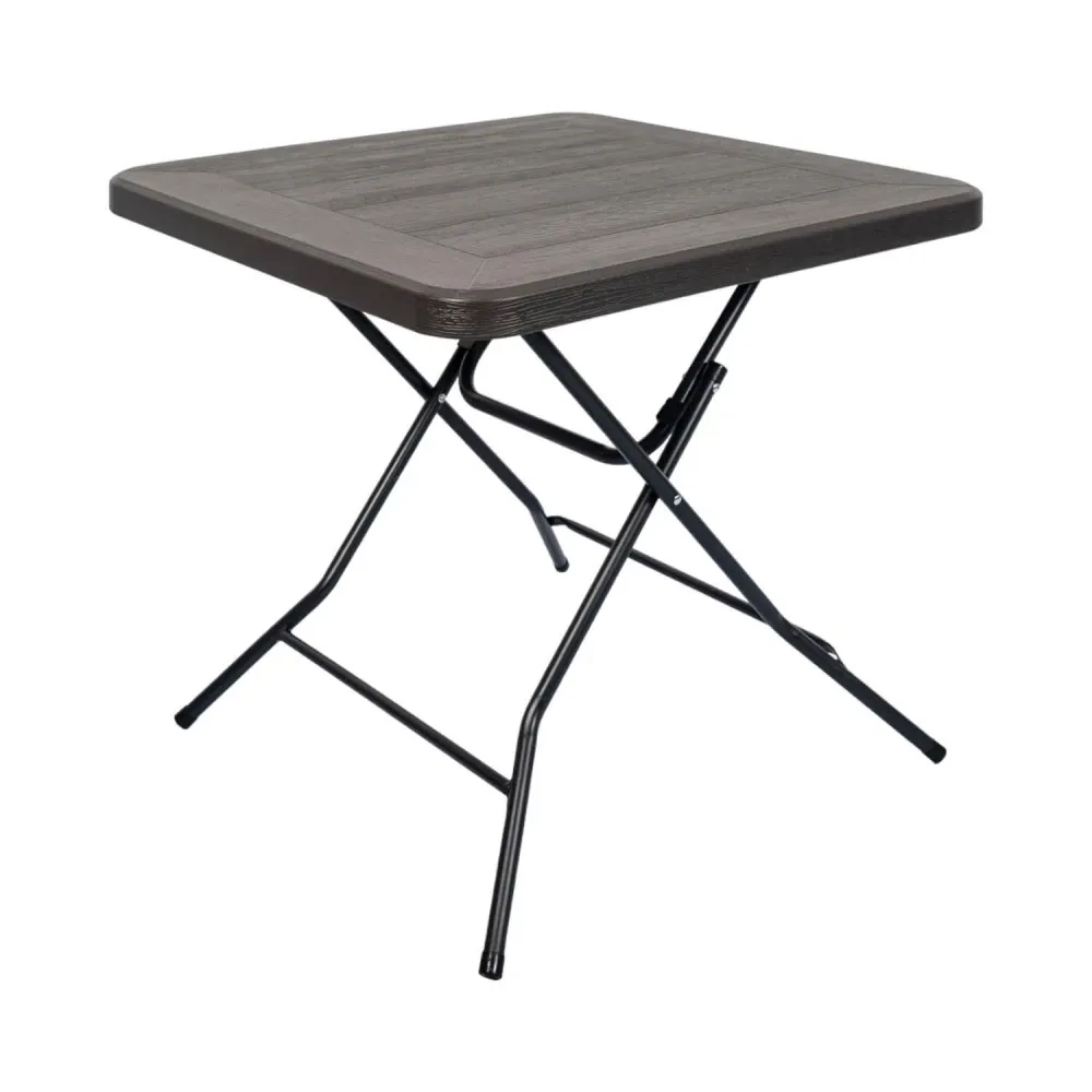Mesa Plegable Cuadrada 80x74 Cms Gris Northwest