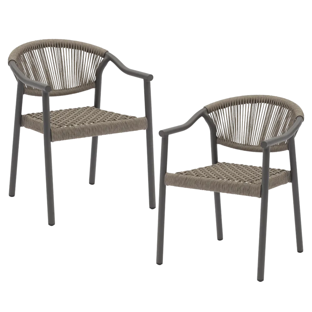 Set x2 Sillas de Exterior Makassar-M Relan