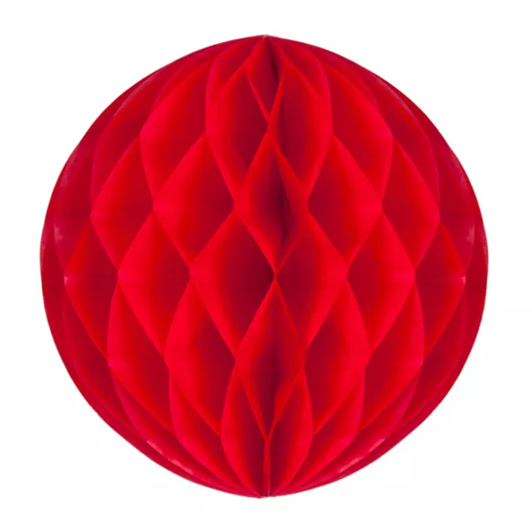 BOLA DE PANAL ROJA DE 12 CM TIM&PUCE FACTORY