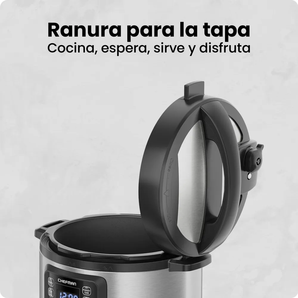 Chefman - Multicooker 6 Qt – Olla Presión Programable 9 en 1 Chefman Mexico