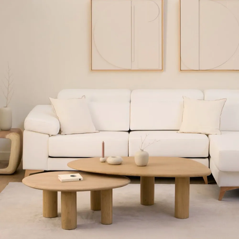 Pack mesas de centro Organic Wabi Home