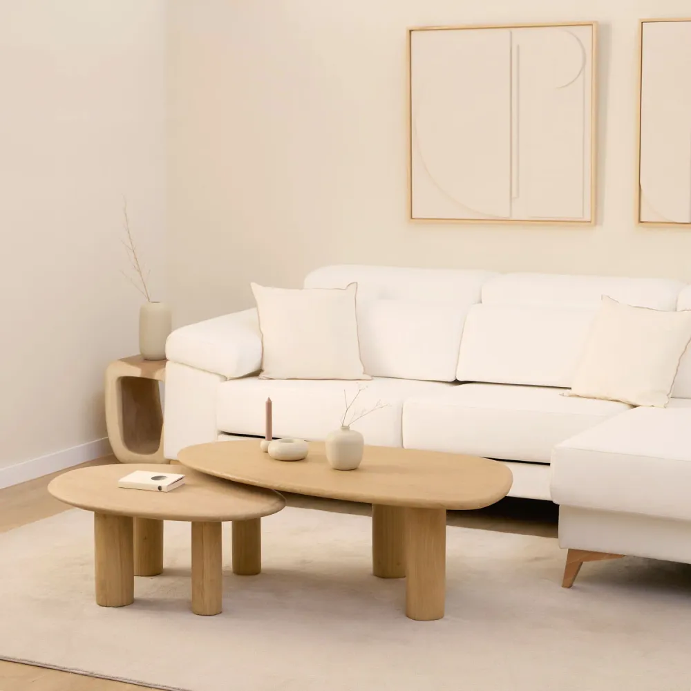 Pack mesas de centro Organic Wabi Home
