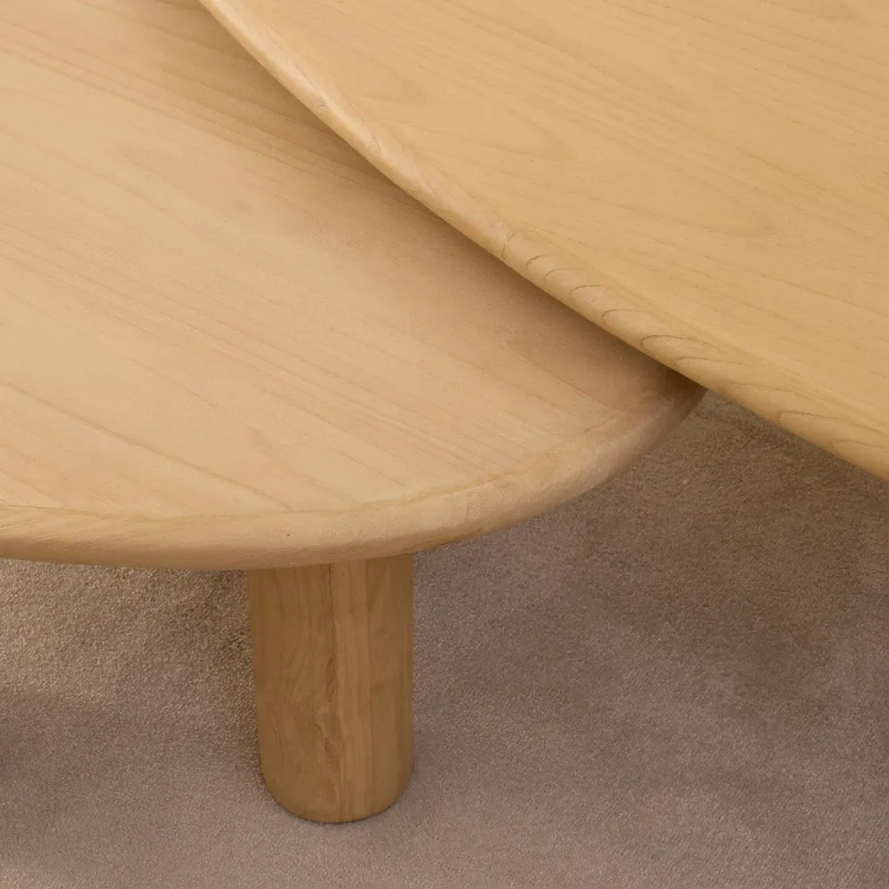 Pack mesas de centro Organic Wabi Home