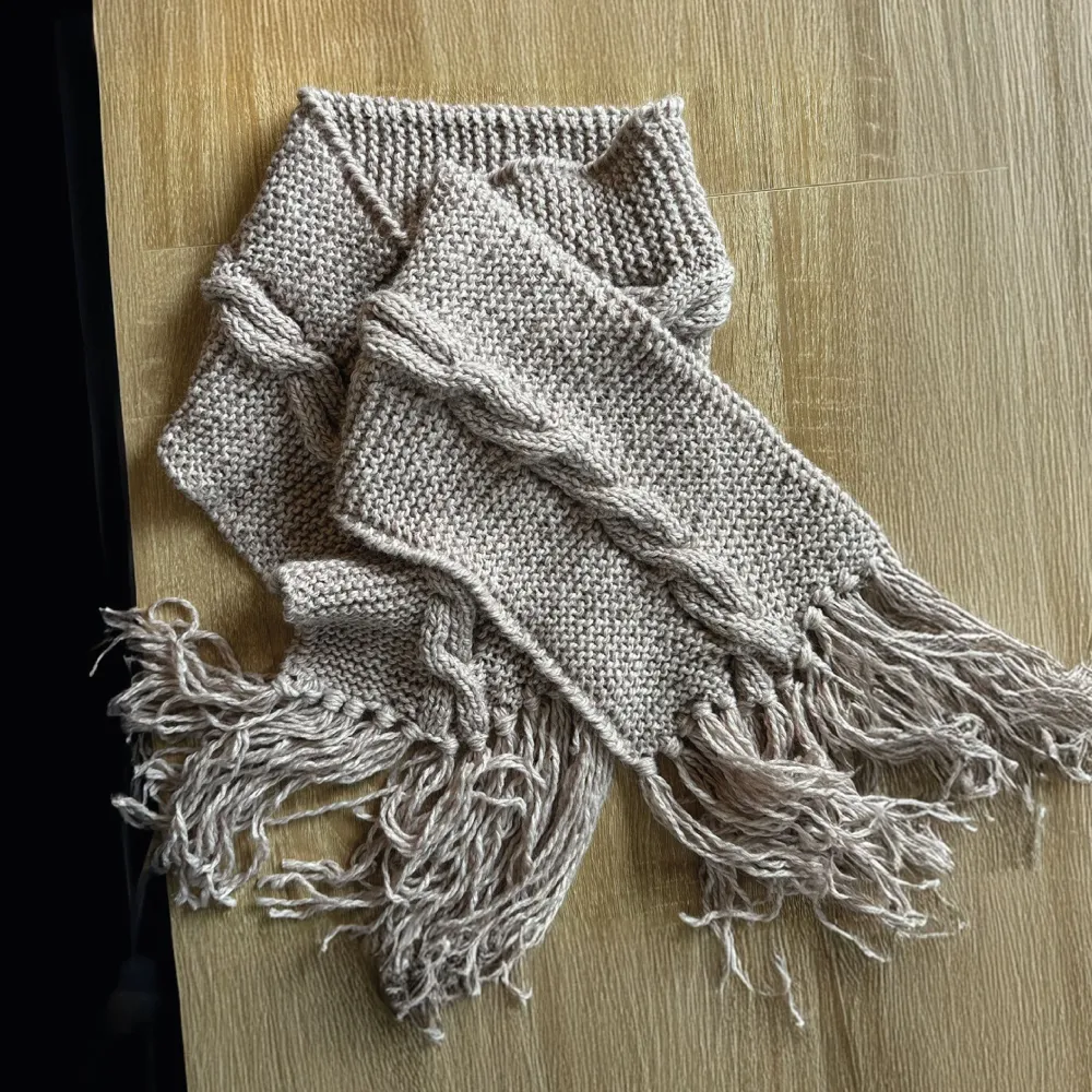 KIT BUFANDA TRENZA REVERSIBLE 1 Tiempo de Tejer