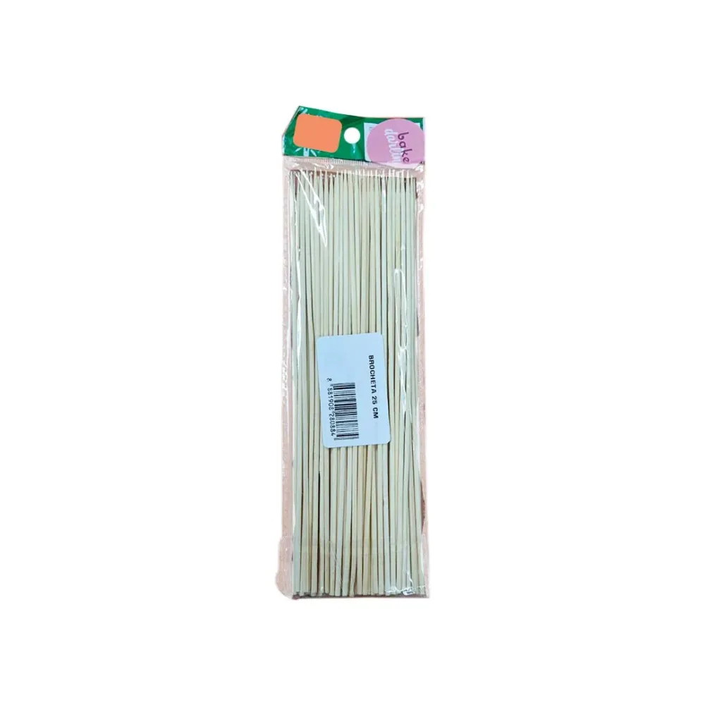 PALILLO BAMBU BROCHETA 25 CM BAKE DARLING