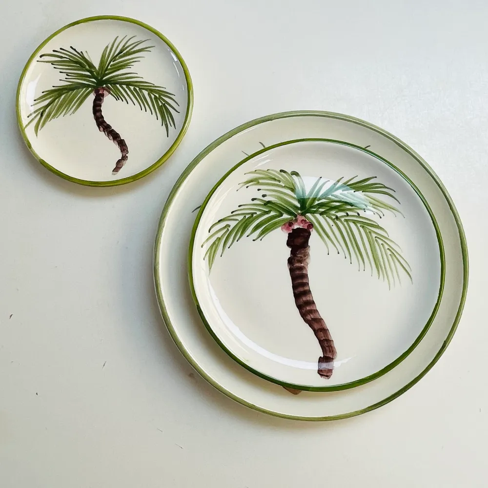 Plato Servilleta Palmera
