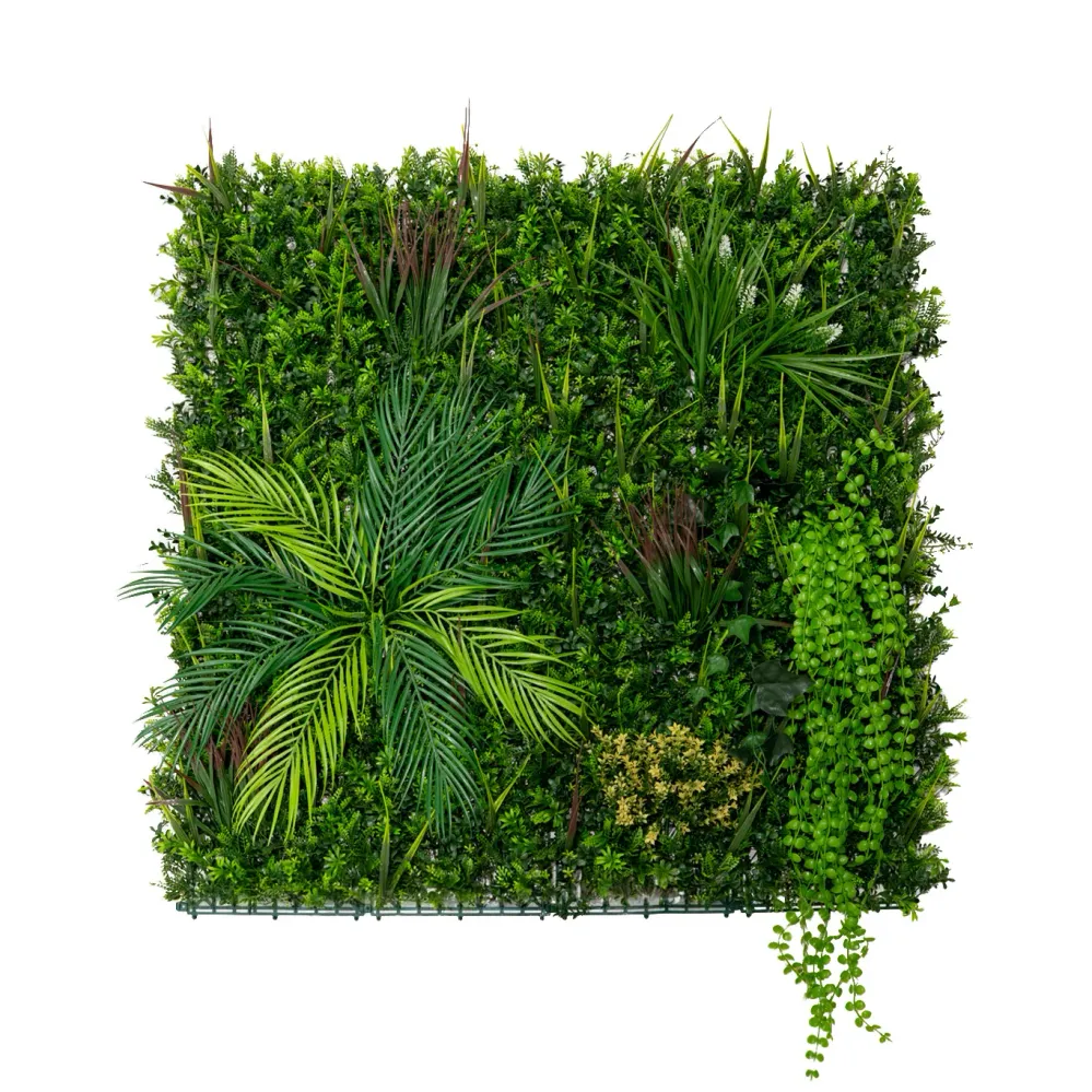 Panel de pared de Jardín Vertical Artificial Alina - 100cm x 100cm Monster Shop