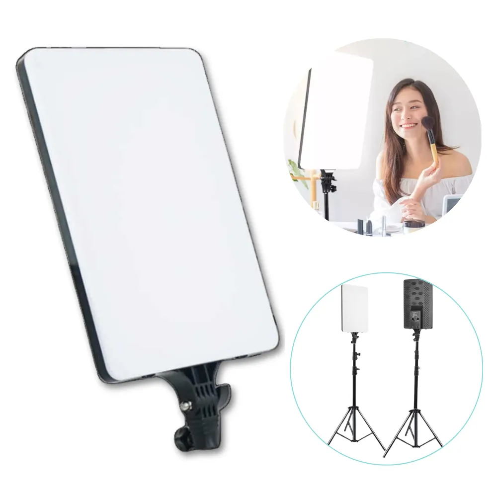 Panel Lámpara LED 5000K Control Remoto Fotografí Vídeo