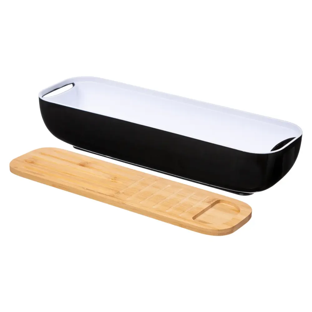Panera con tabla de cortar y cuchillo, caja para pan baguette NEW PLANET HOME