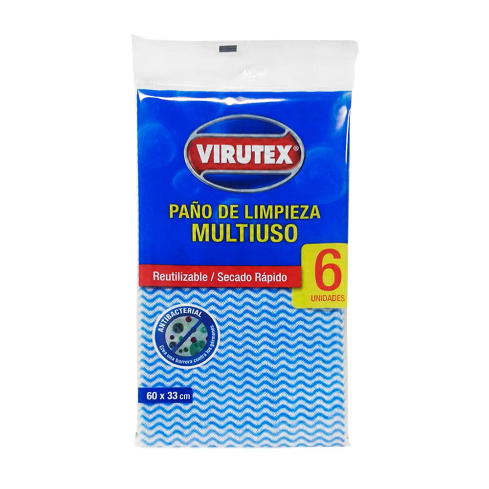 Paño multiuso x 6 unidades Virutex