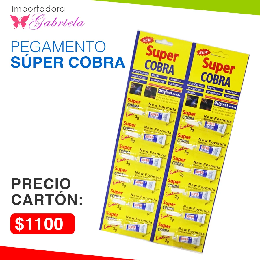 PEGAMENTO SÚPER COBRA Importadora Gabriela