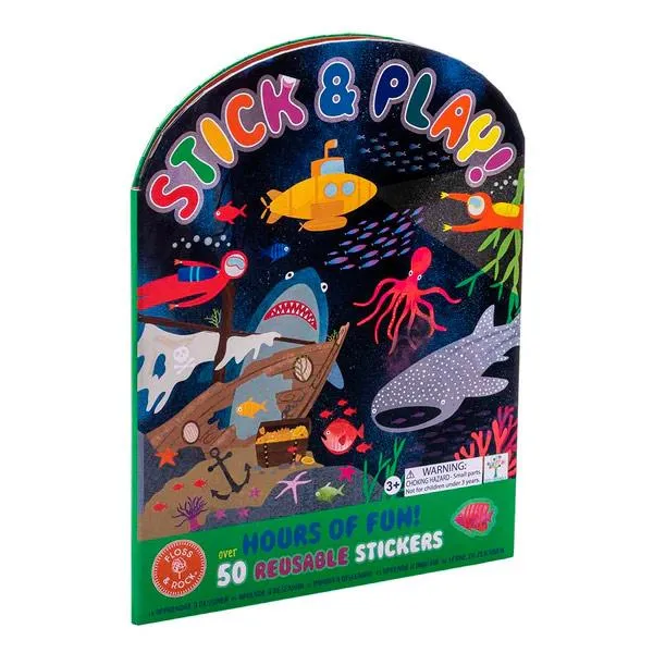Libro Pegatinas Reutilizables Deep Sea Floss And Rock FLOSS & ROCK