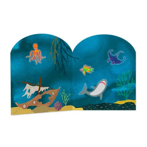 Libro Pegatinas Reutilizables Deep Sea Floss And Rock FLOSS & ROCK