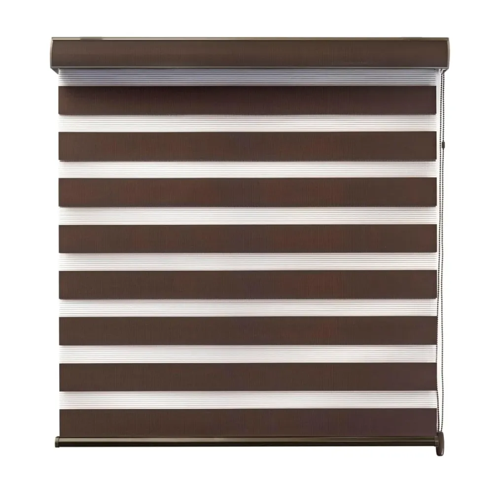 Persiana Sheer Elegant Duo Basic 110 x 130 cm Mancord Dark