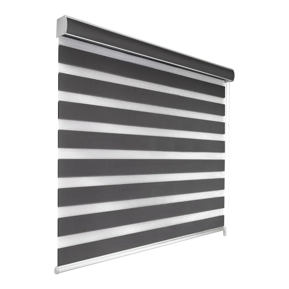 Persiana Sheer Elegant Duo Basic 150 x 170 cm Mancord Grey
