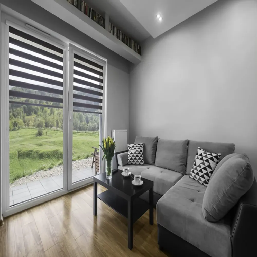 Persiana Sheer Elegant Duo Basic 150 x 170 cm Mancord Grey