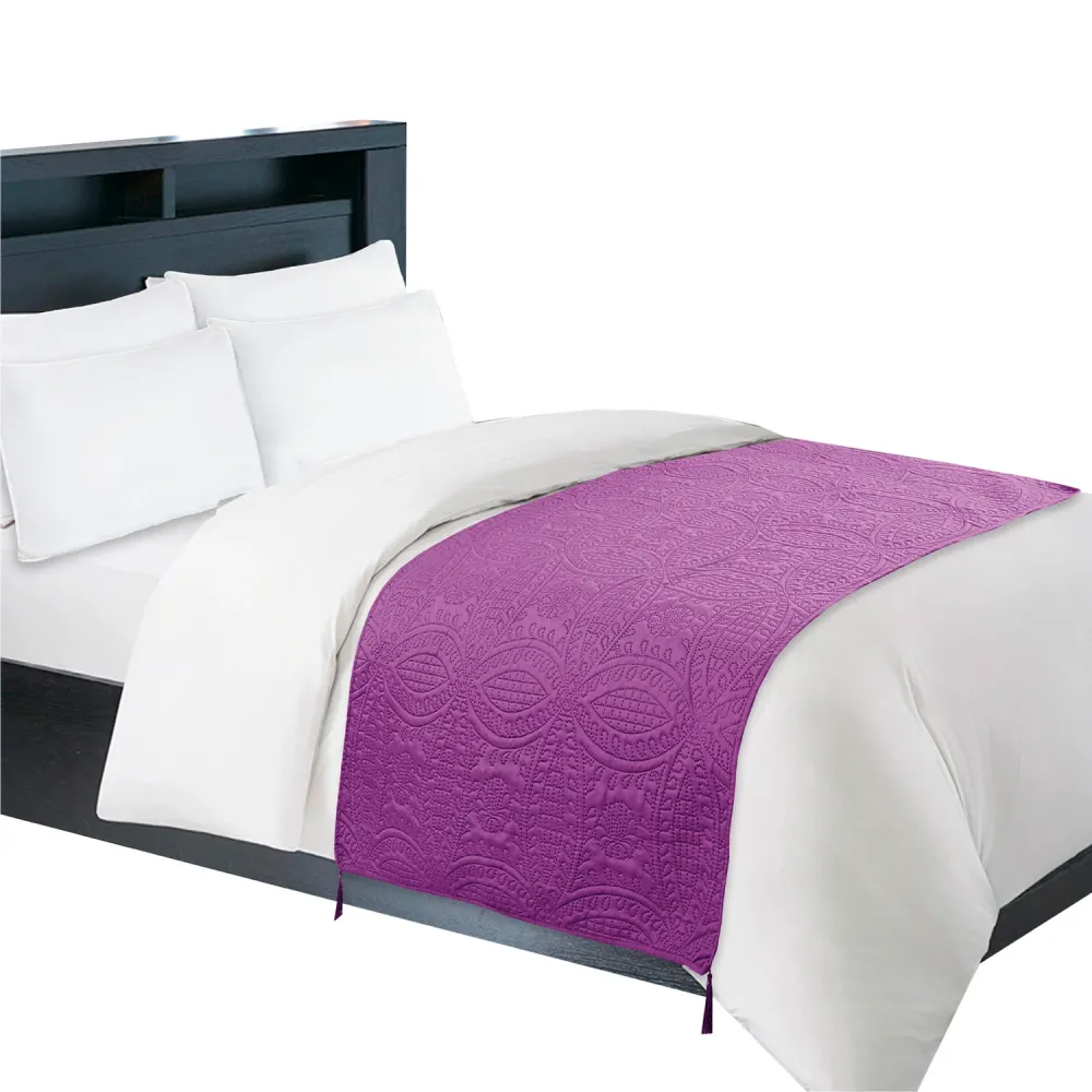 Piecera Microfibra Ultra 100x200cm - Morado Chantilly