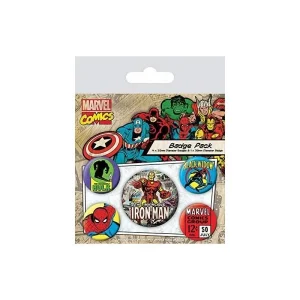 Pack Chapas Marvel PYRAMID