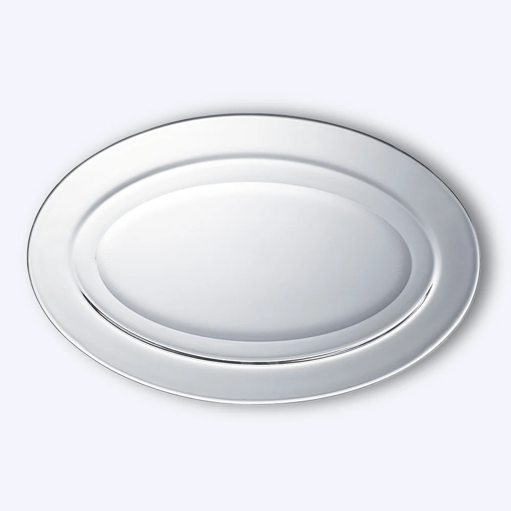 Lys - Plato ovalado de cristal transparente 31cm