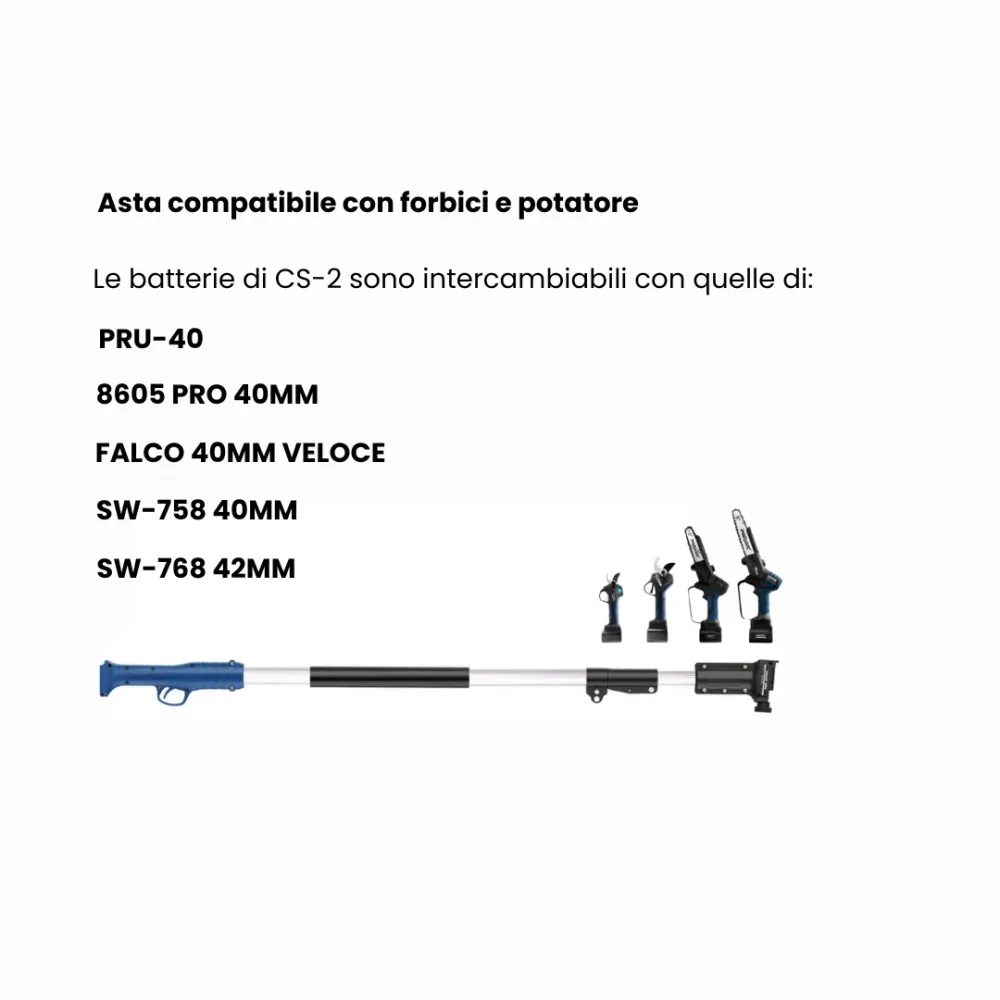 Podadora Swansoft CS-2 8" Azul GARDENMAC®