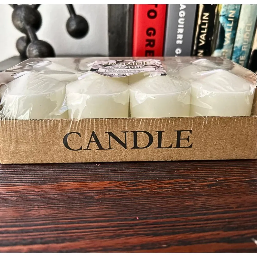 Set 8 velas de 6 cm de alto aromática. Modelo S