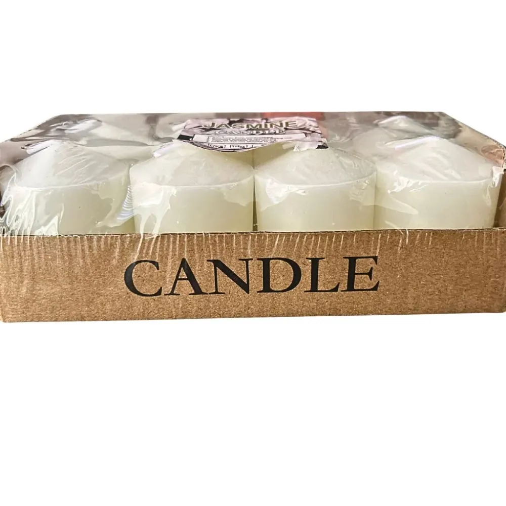 Set 8 velas de 6 cm de alto aromática. Modelo S