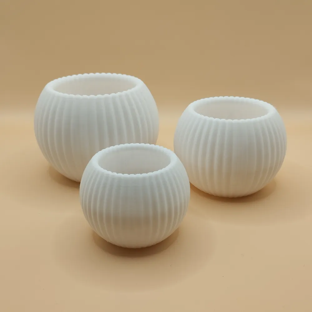 3 Porta velas Redondos
