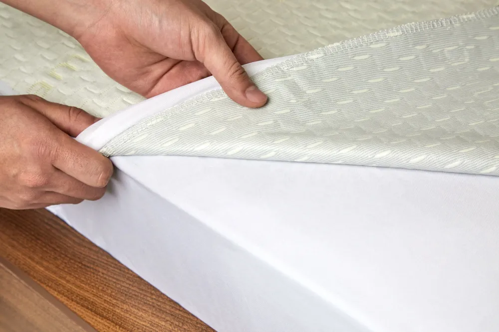 Protector Mathew matrimonial/queen size - Blanco DREAMS BAMBOO