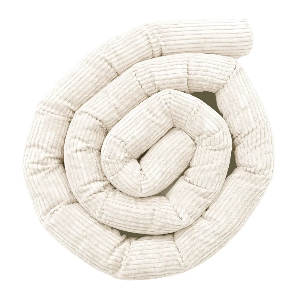 Protector Rollo para Cuna Infantil – Safe Roll | Aesthetic Gris