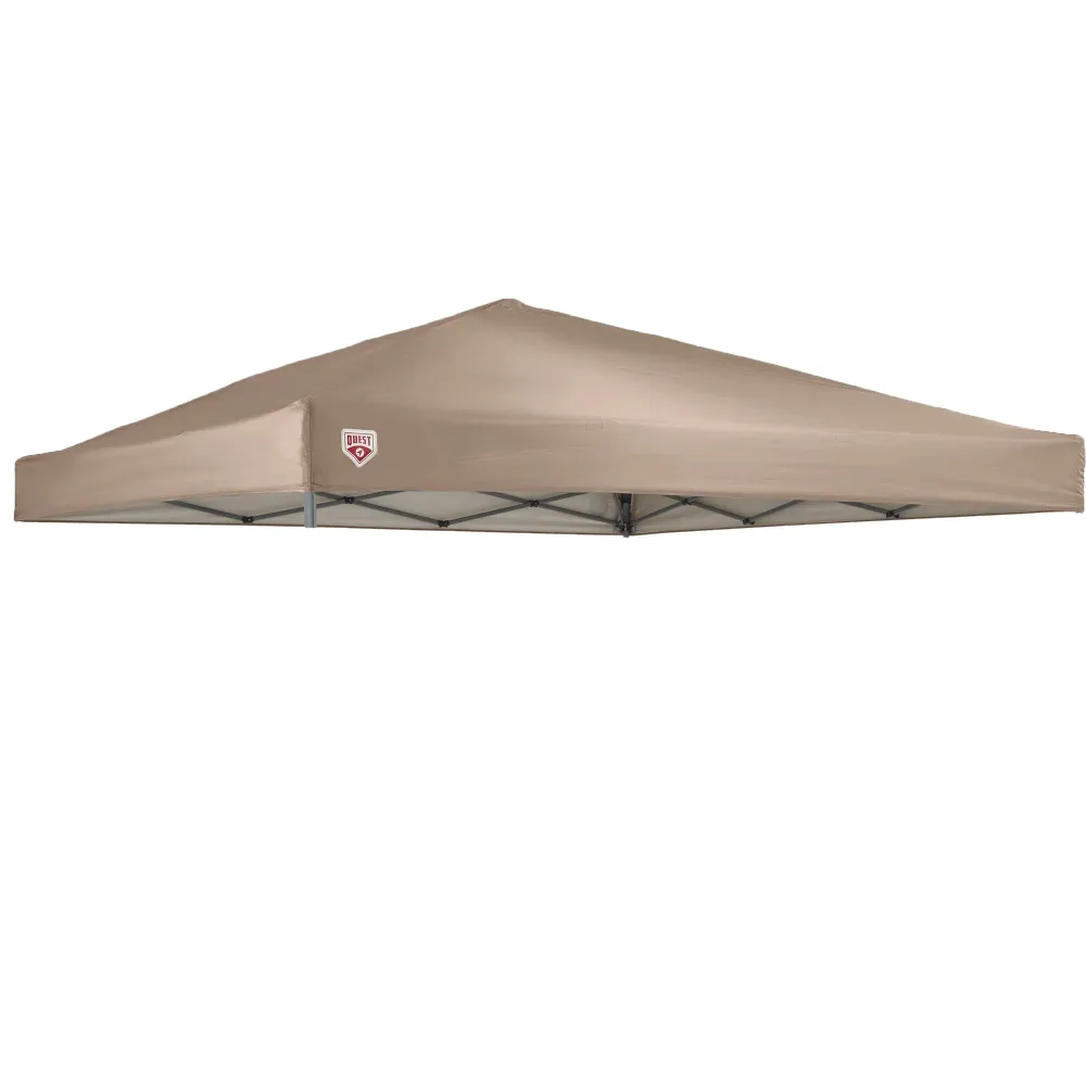 Quest Canopy Top Q100 10' x 10' Quick Lift Pierna recta Canopy Gazebo Piezas de repuesto para tienda de campañ (Caqui)