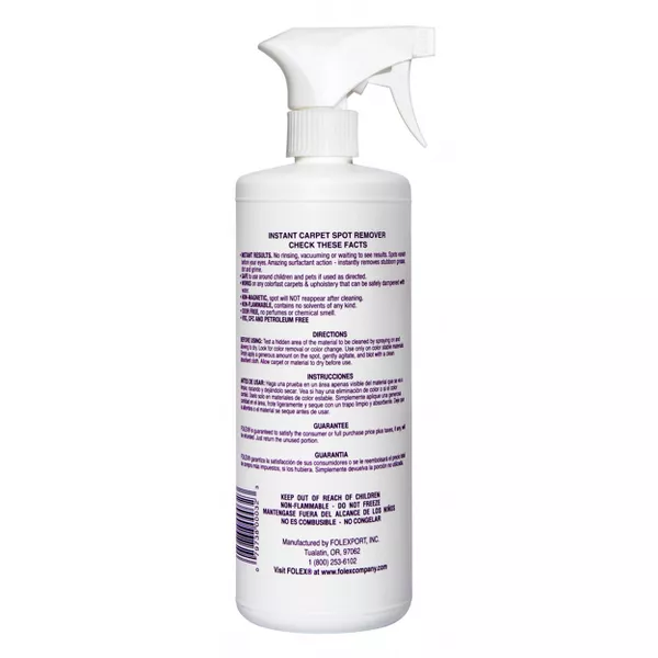 Instant Carpet Spot Remover Folex