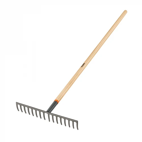 Rastrillo recto de 16 dientes, mango de 60', Truper 17880 R-16M