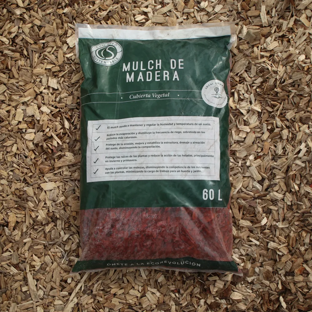 Mulch Rojo Chicureo Sustentable
