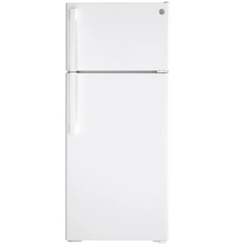 18CFT TOP MOUNT REFRIGERATOR WHITE - GERNERAL ELECTRIC (GIE18GTNRWW) General Electric
