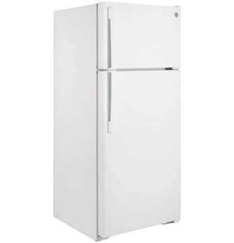 18CFT TOP MOUNT REFRIGERATOR WHITE - GERNERAL ELECTRIC (GIE18GTNRWW) General Electric