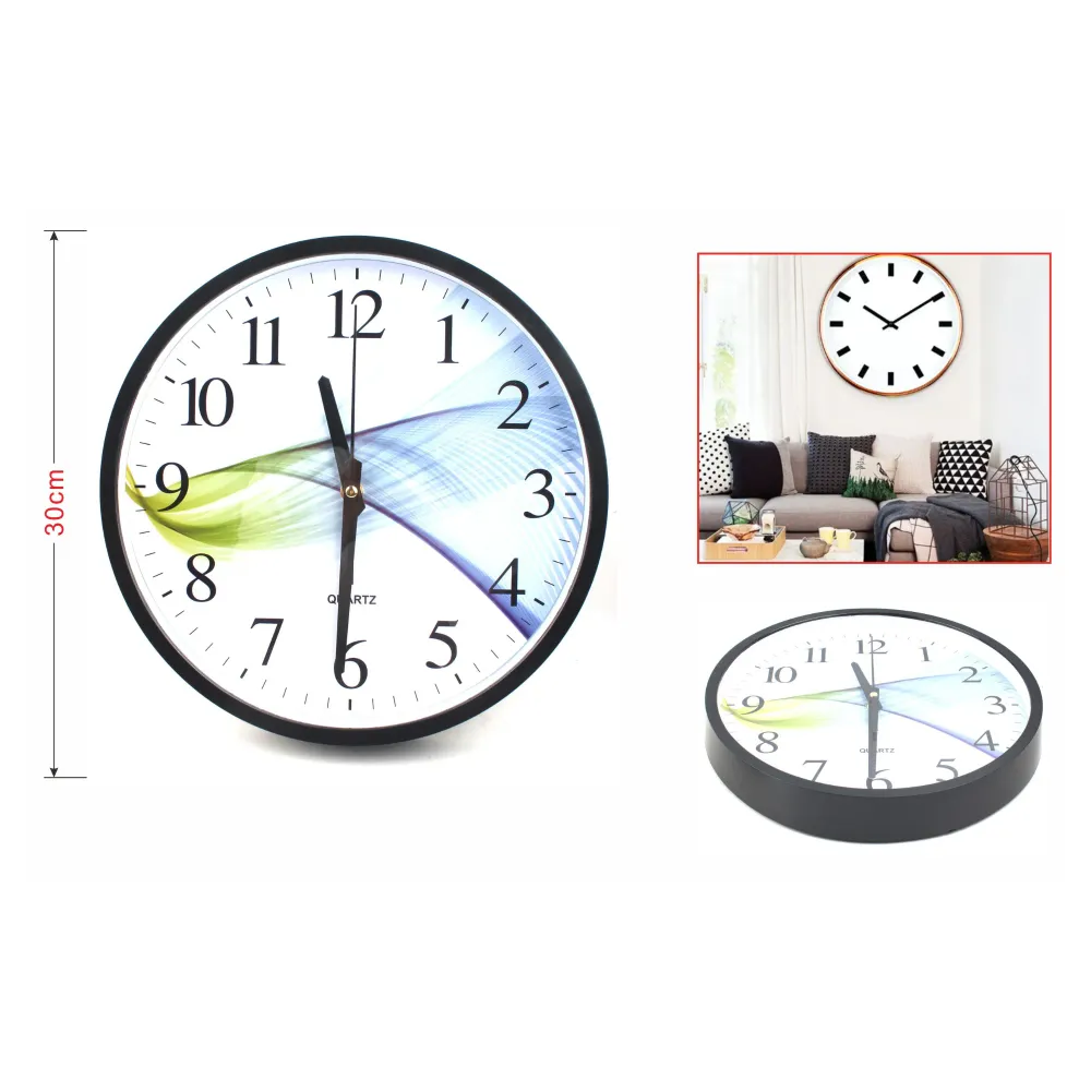 Reloj de Pared 30 cm Modelo Q&X